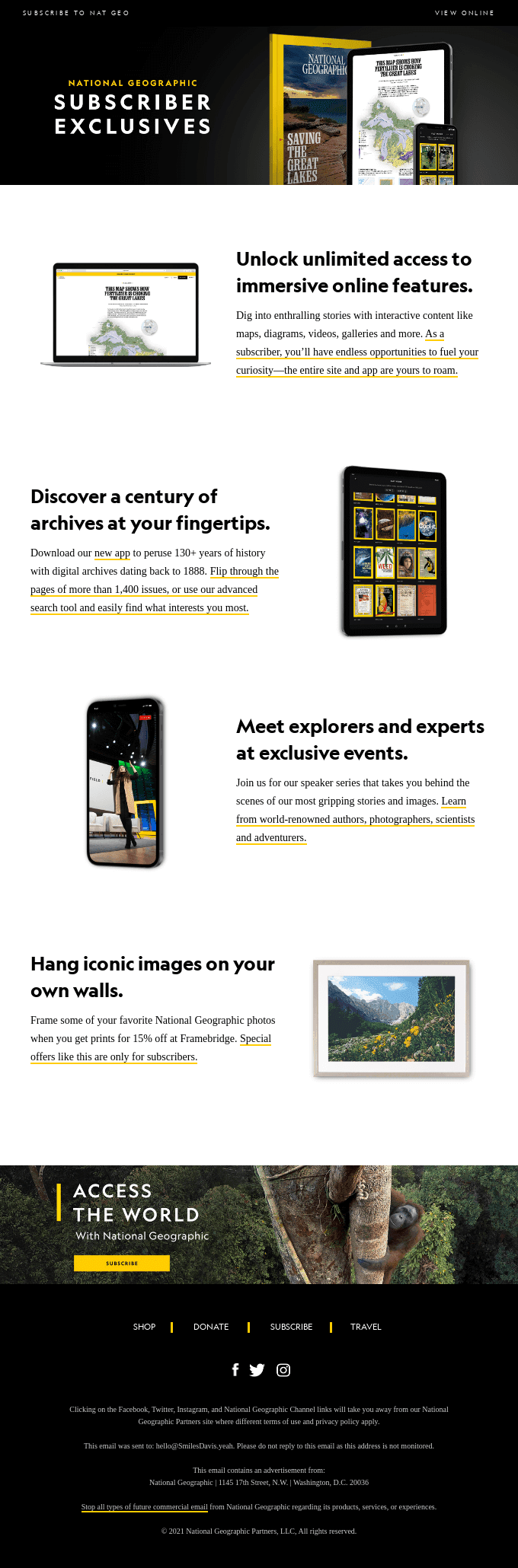 Get full access to Nat Geo starting at just $2.99/month.