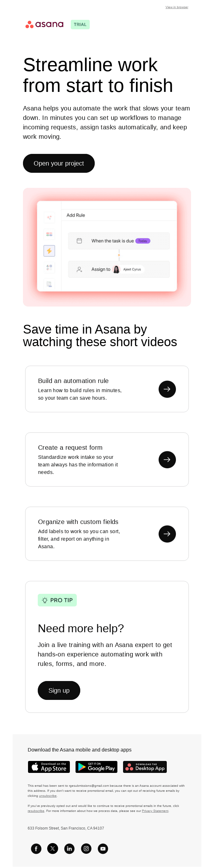 Get more time for more important work
