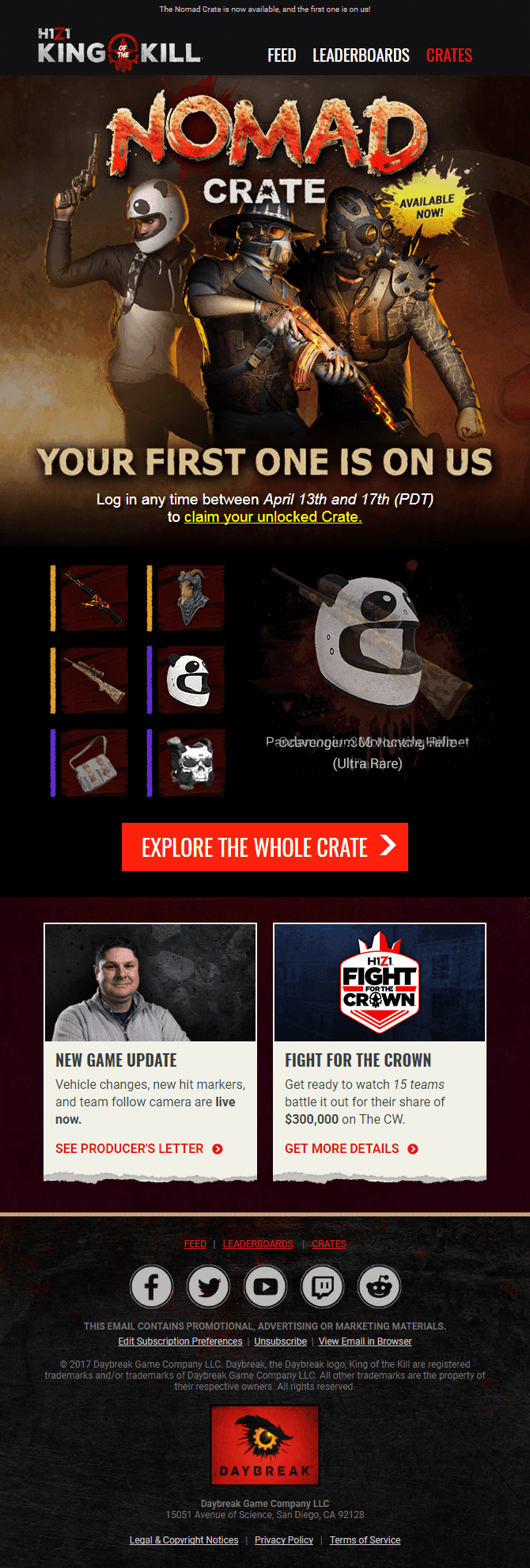 Get Your Free Nomad Crate This Weekend!