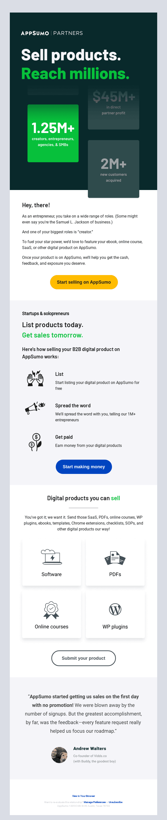 Got a product you want to sell?