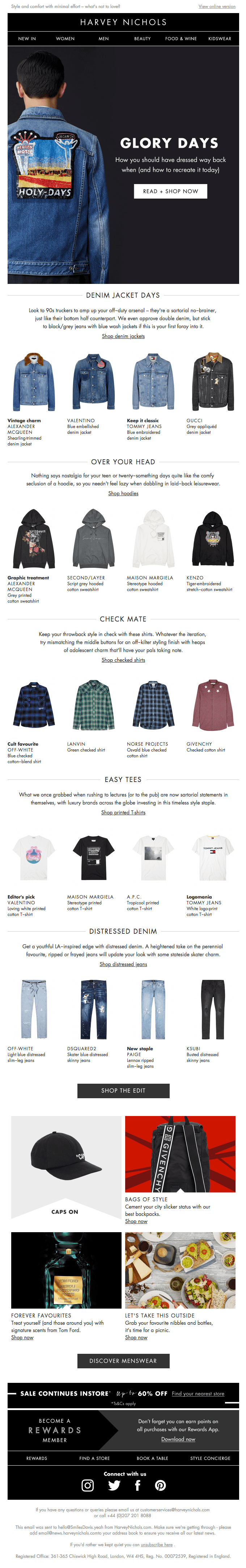 Harvey Nichols: Style tips from your younger self