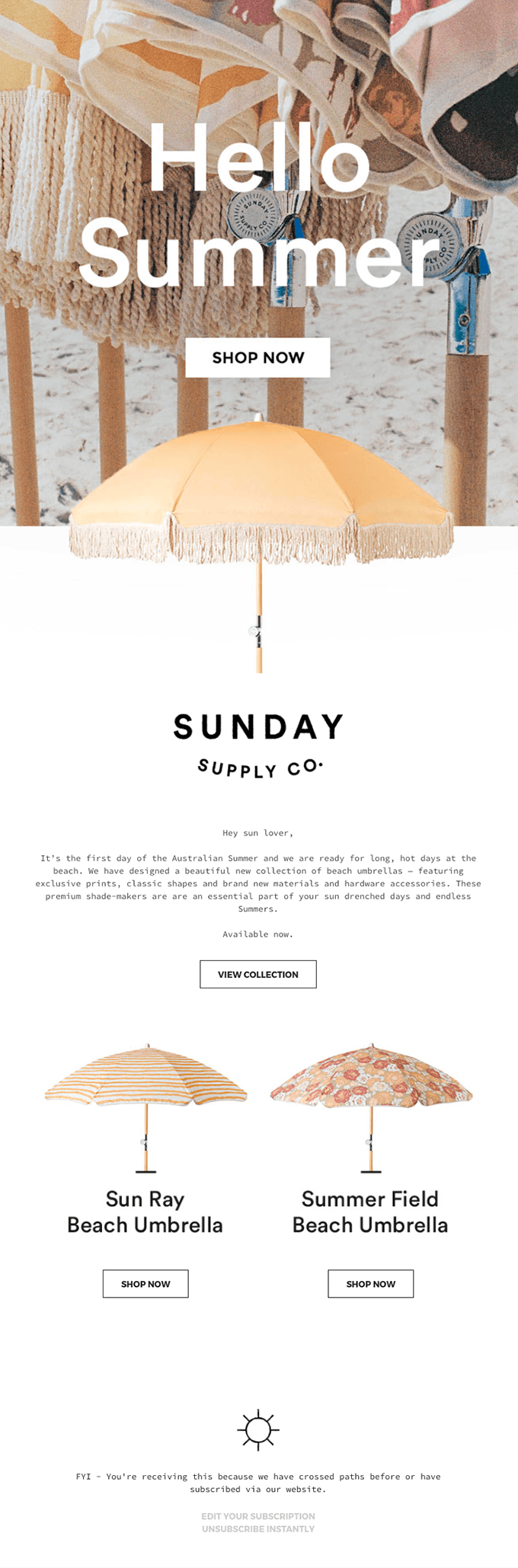 Hello Summer ☼ New Styles Available Now