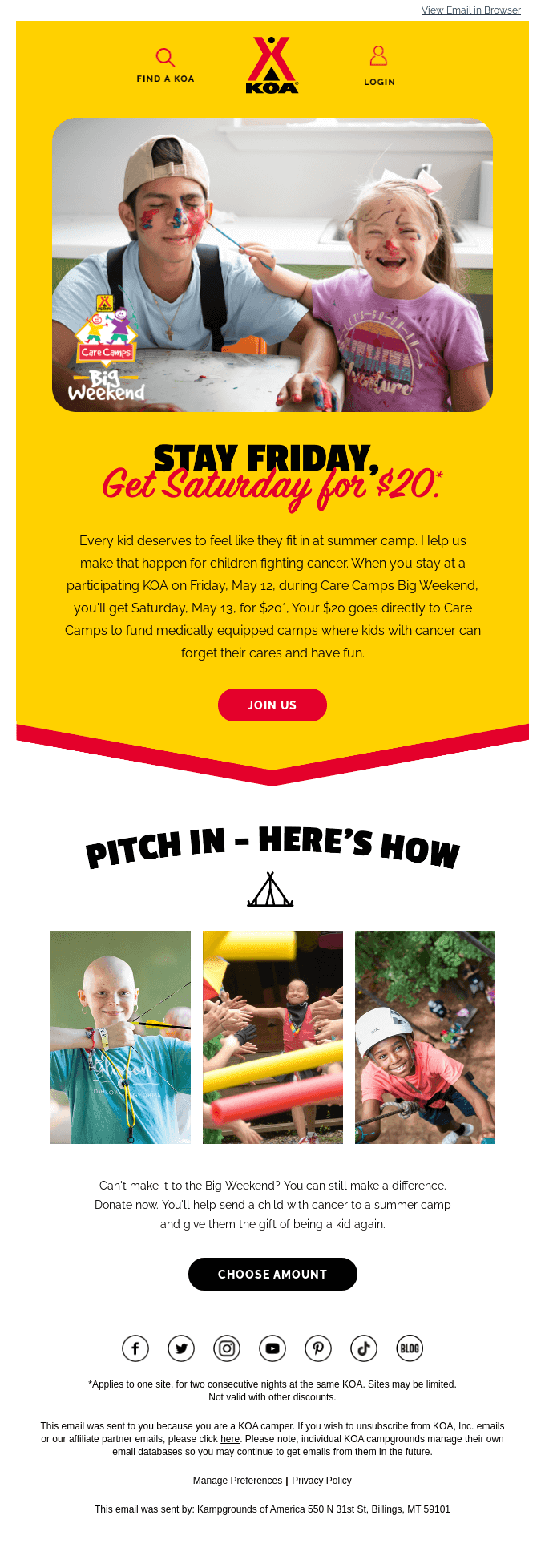 Help Us Send Kids With Cancer to Summer Camp