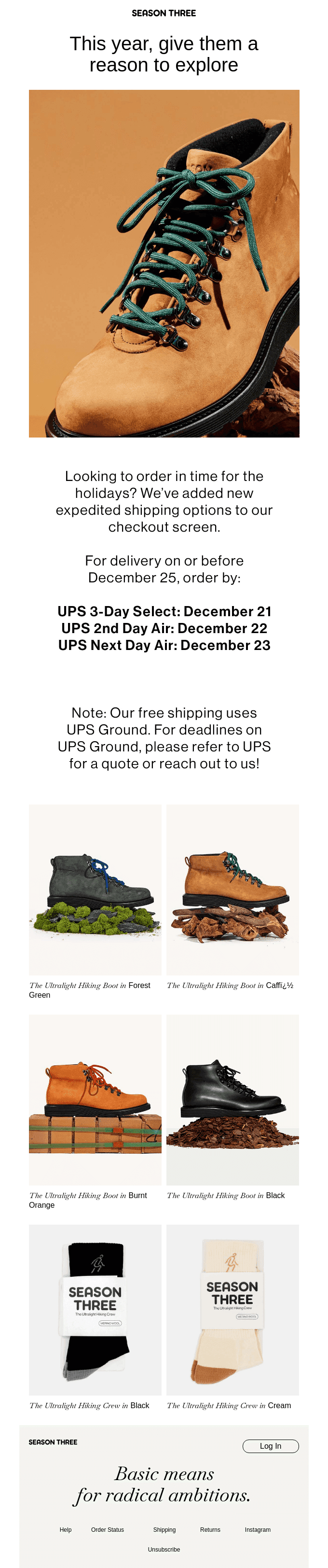 Holiday Shipping Deadlines 📦