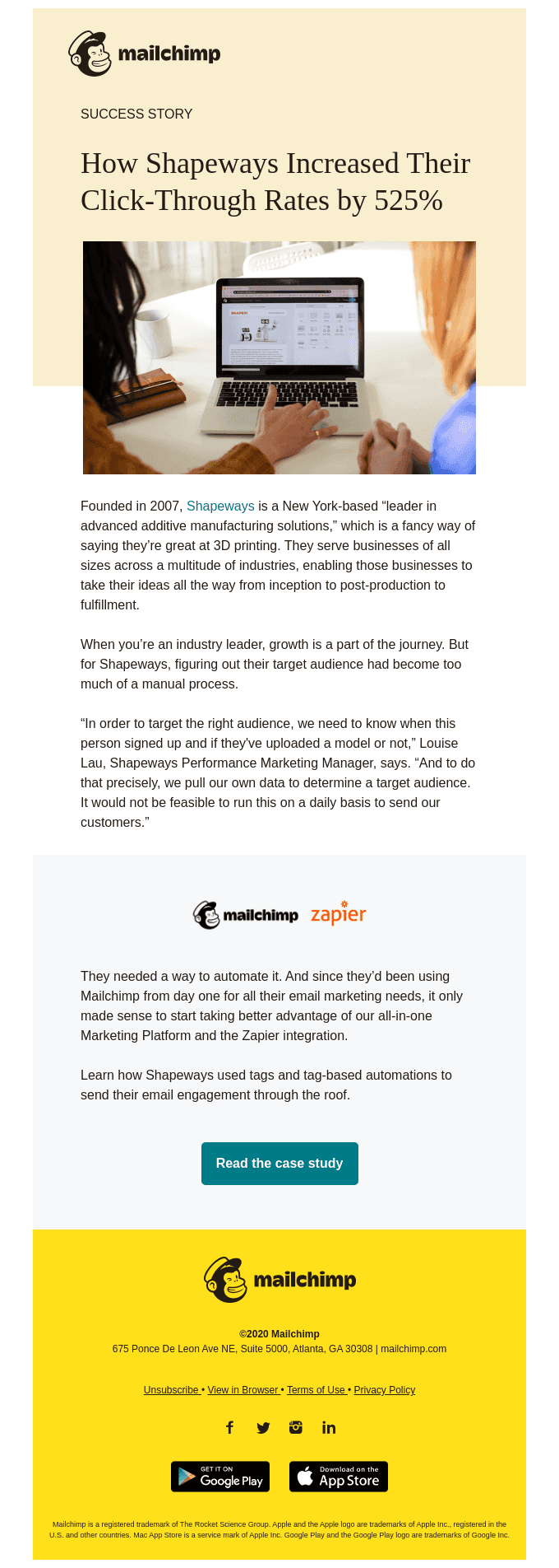 How Shapeways increased their click-through rates by 525%