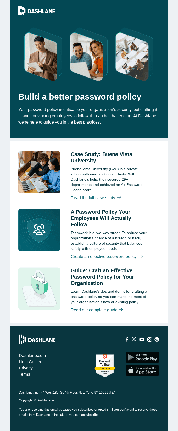 How to create a password policy that employees will follow