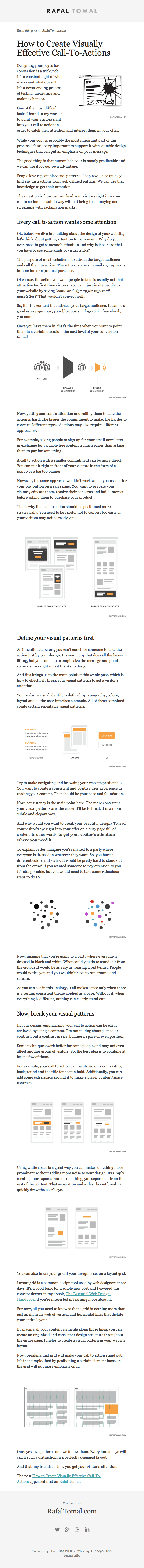 How to Create Visually Effective Call-To-Actions
