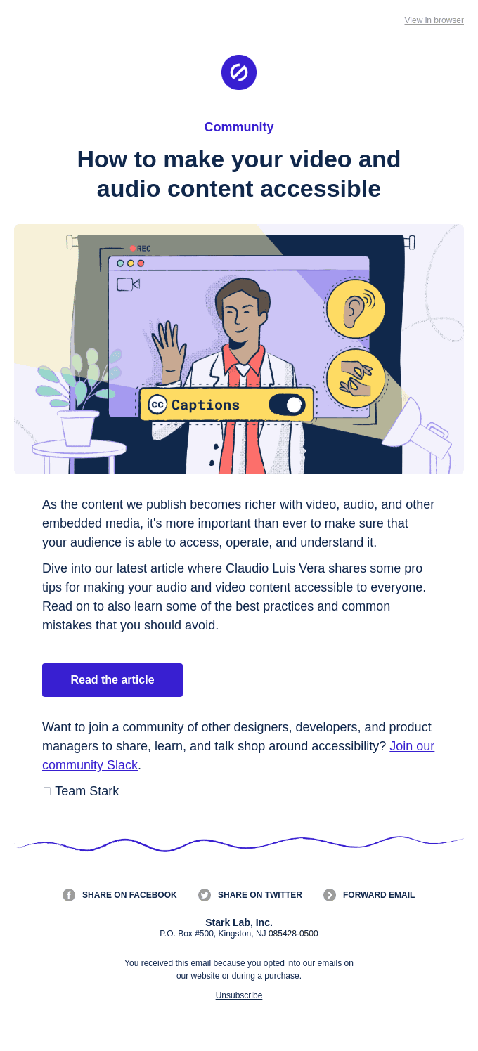 How to make your video and audio content accessible