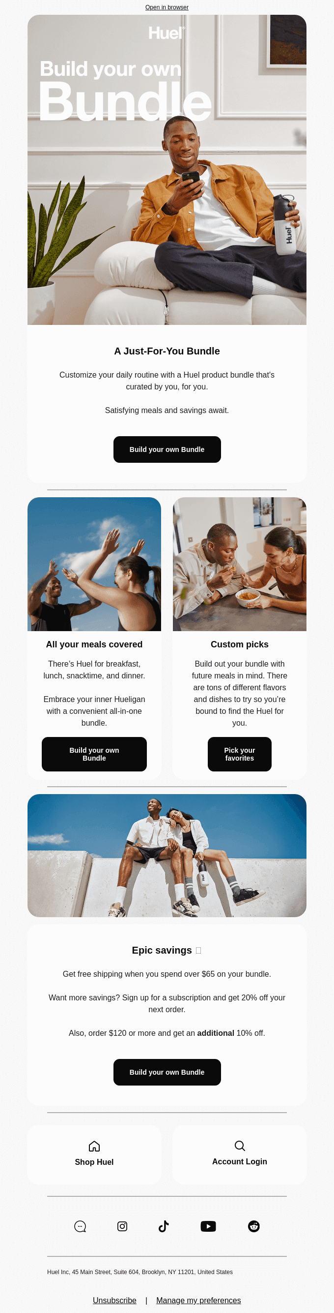 Hueligan, customize your Huel routine