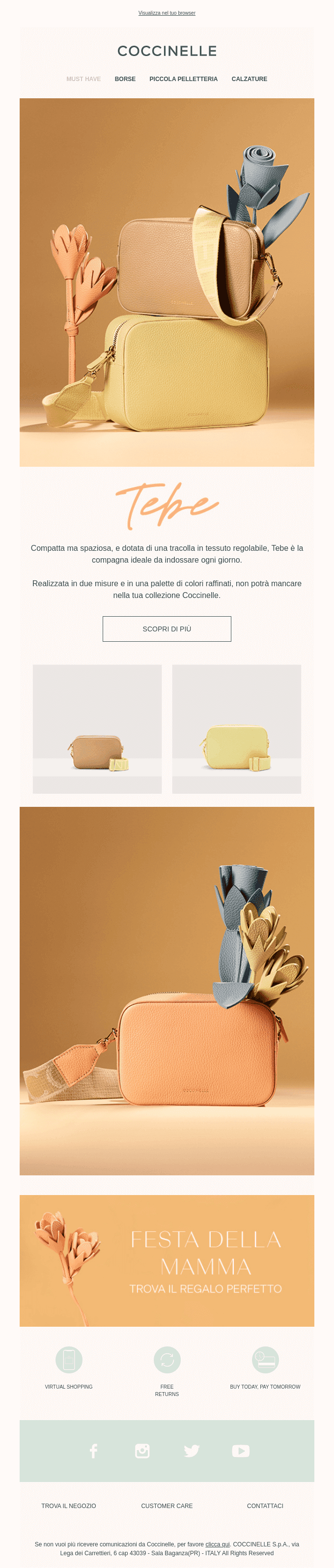 Il tocco casual della nostra camera bag
