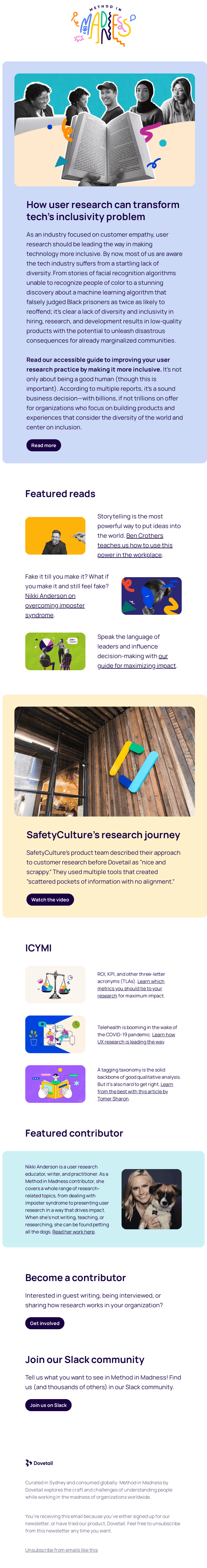 Inspire change through user research 🤝