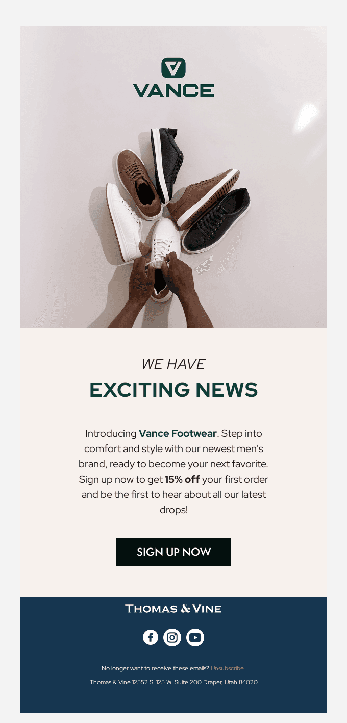Introducing Our Newest Brand: Vance Footwear