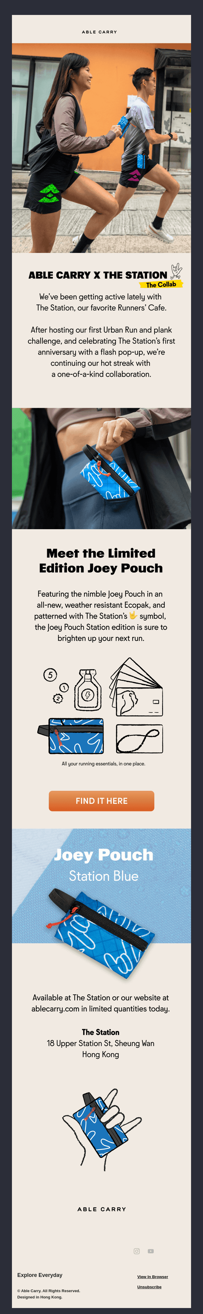 Introducing the Joey Pouch โ Station Edition