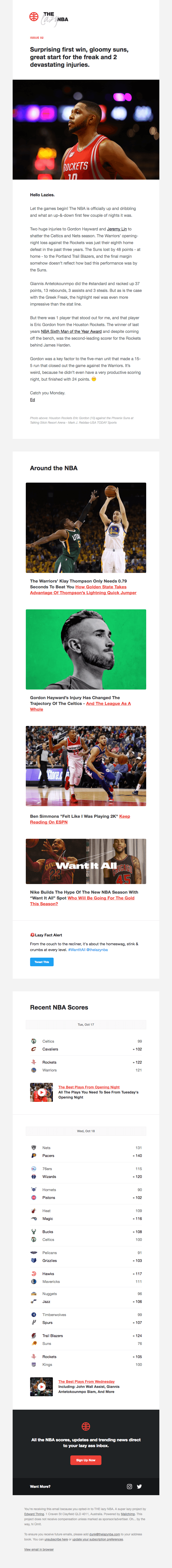 Issue 2 – What an Up-&-Down First Few Couple of Nights