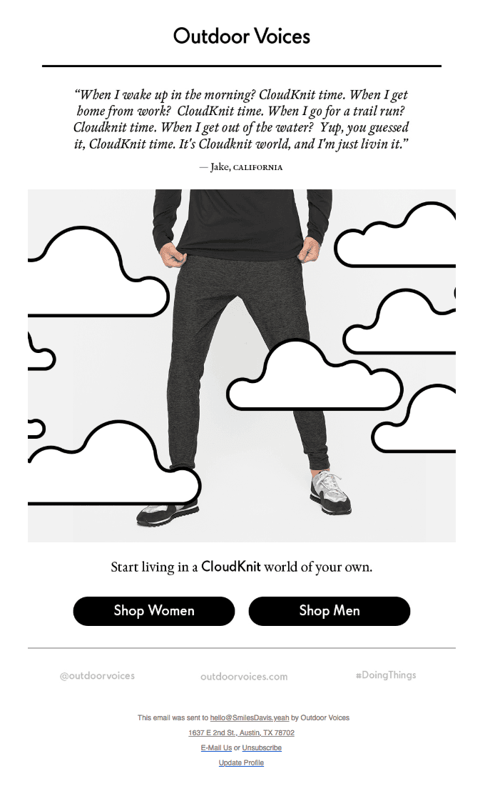 It’s called CloudKnit for a reason