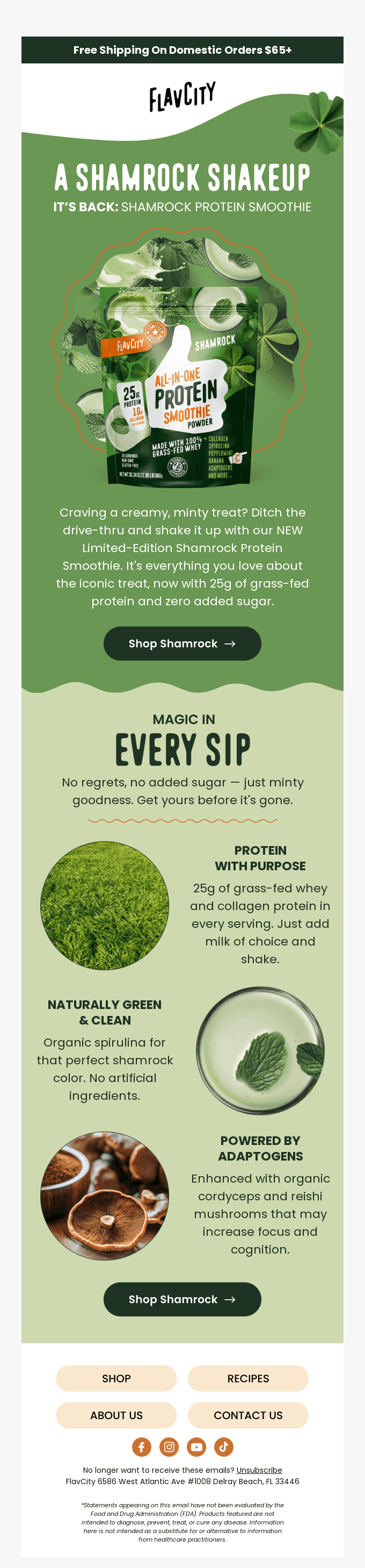 IT’S HERE! Shamrock Smoothie is Back for a Limited Time ☘️