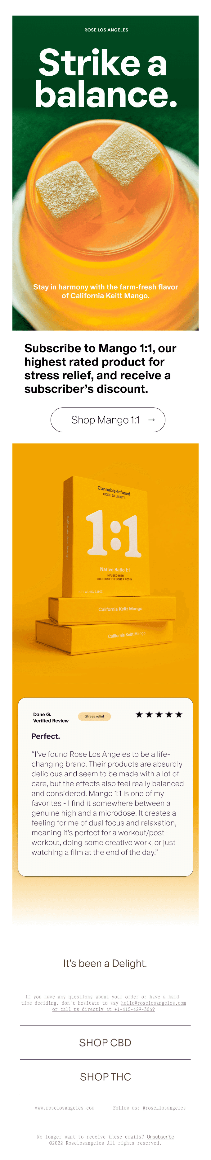 Keep Cool With a Mango 1:1 Delights Subscription