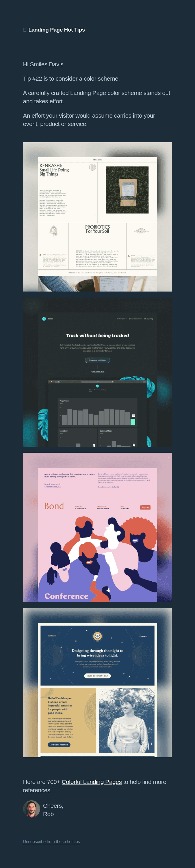 🔥Landing Page Hot Tip #22 - Consider a color scheme