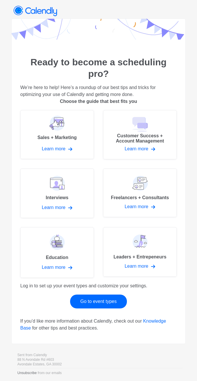 Let’s optimize your scheduling experience
