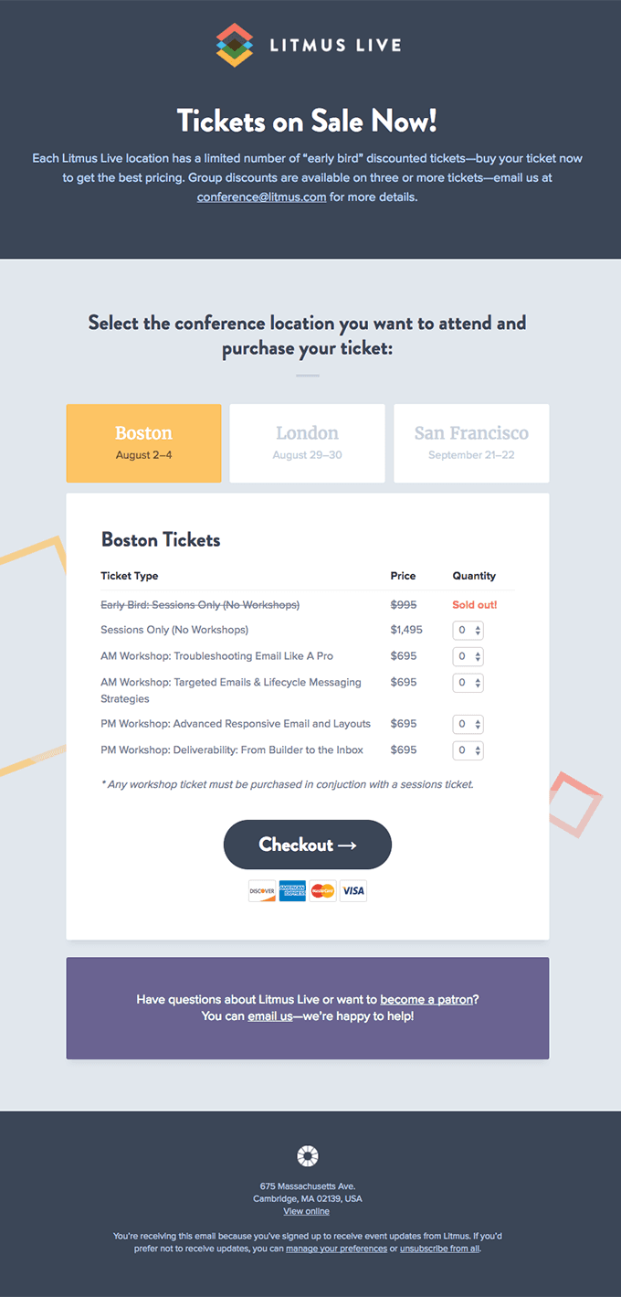 Litmus Live 2017 tickets on sale now!