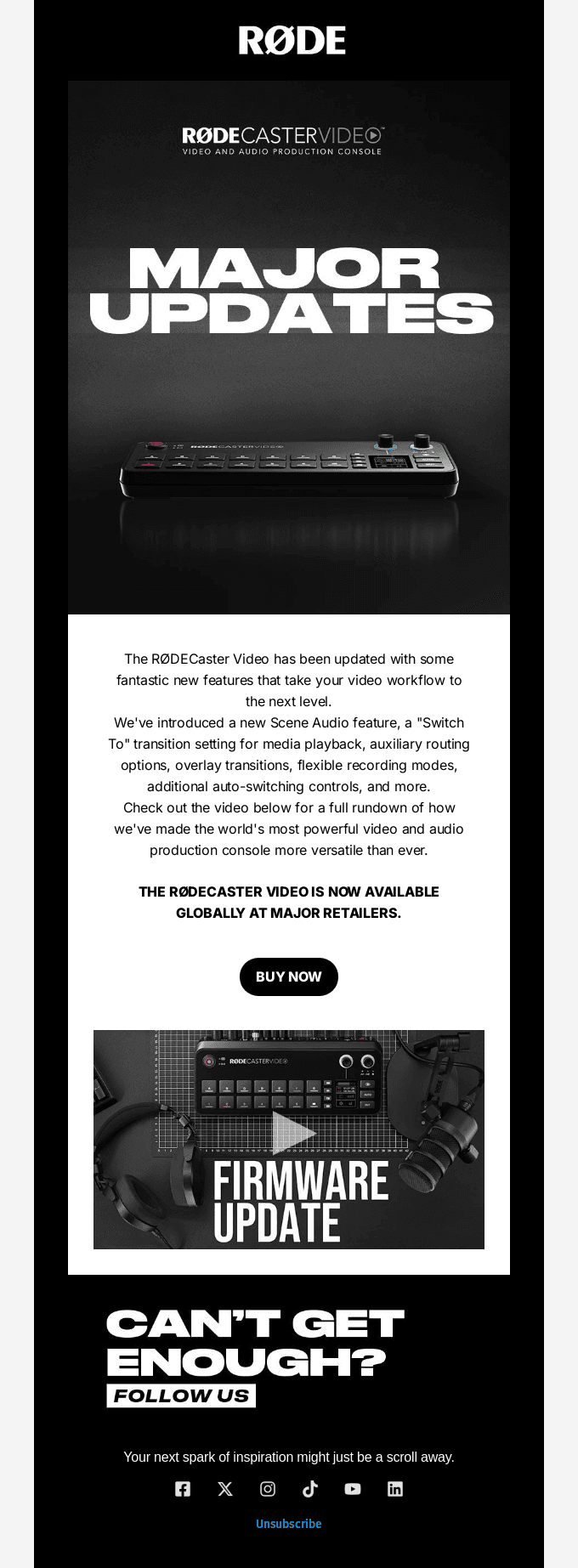 Major Updates Have Landed for the RØDECaster Video