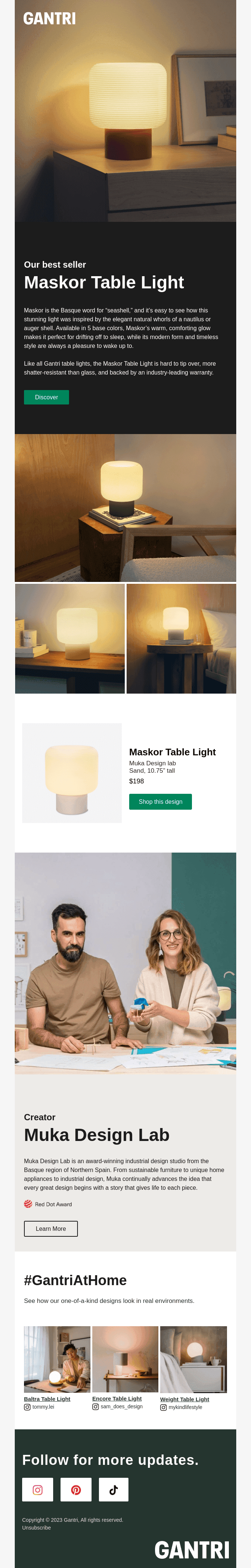 Meet Maskor, a Gantri best seller.