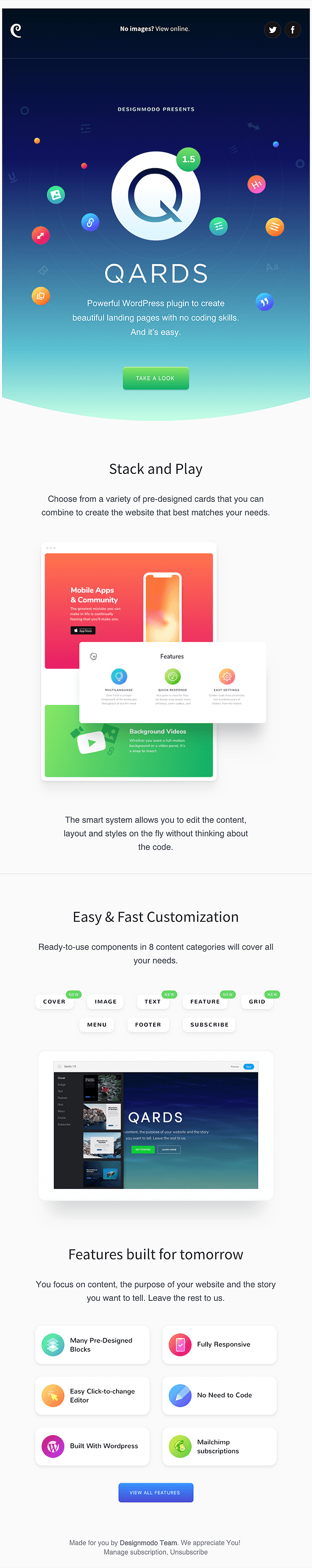 Meet the New Qards! An WordPress Builder for Your Website.