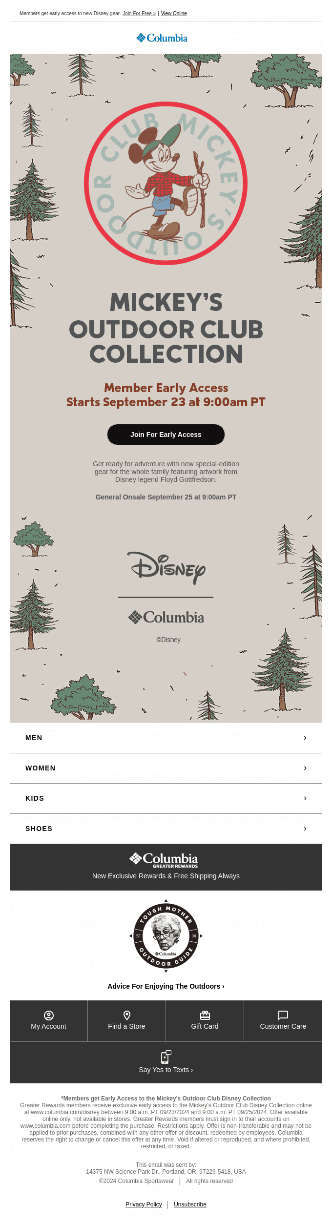 Mickey’s Outdoor Club collection coming soon!
