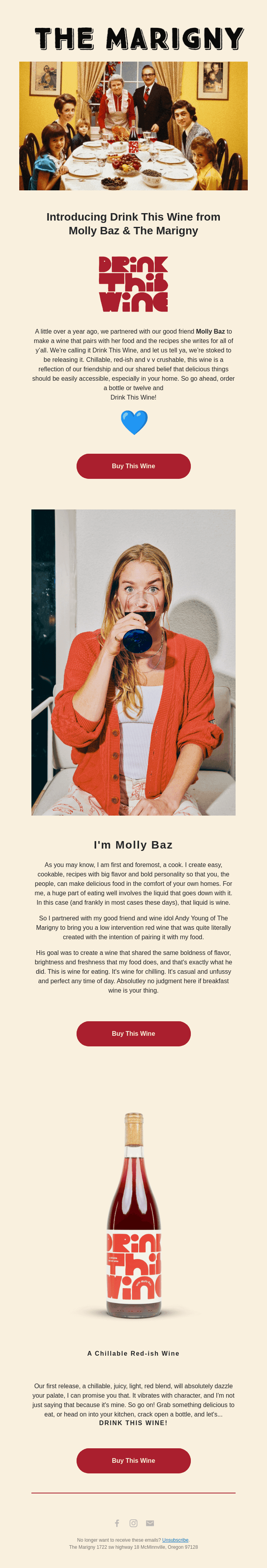 Molly Baz x The Marigny = Drink What?🍷
