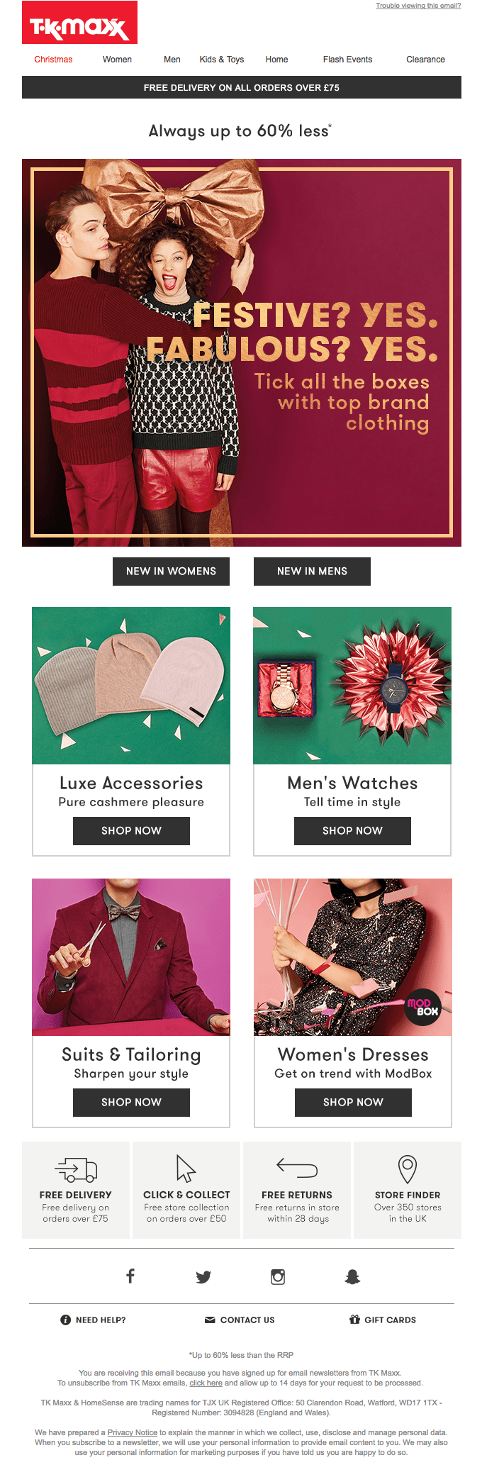 More 1 of 12 Own the festive season with top brand clothing
