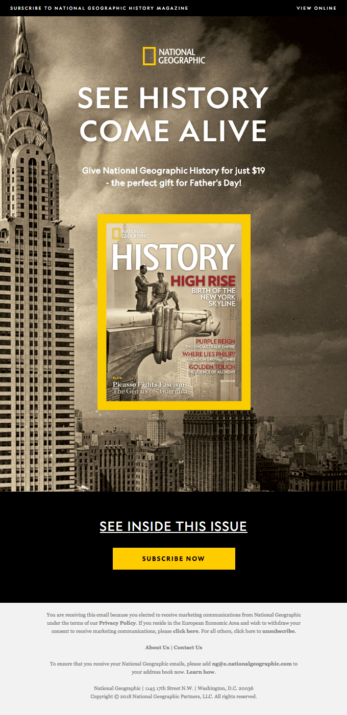 Nat Geo History: The Perfect Gift for Dad