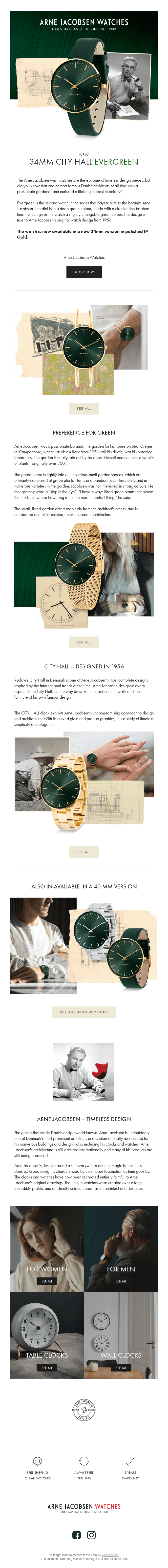 New: 34mm City Hall Evergreen