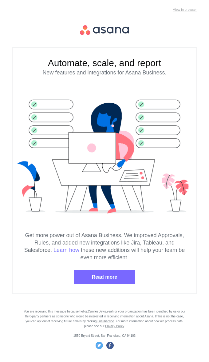 New: Asana for Operations, Sales, and Marketing