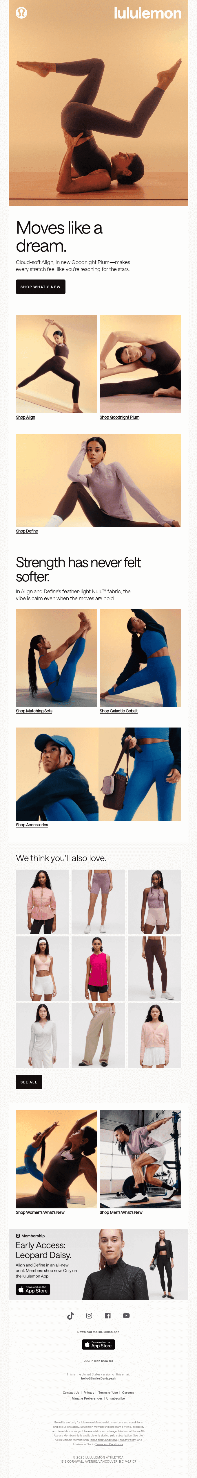 New dreamy hues in Align have arrived