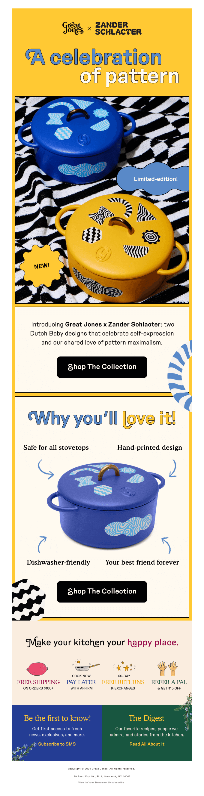 NEW! Great Jones x Zander Schlacter