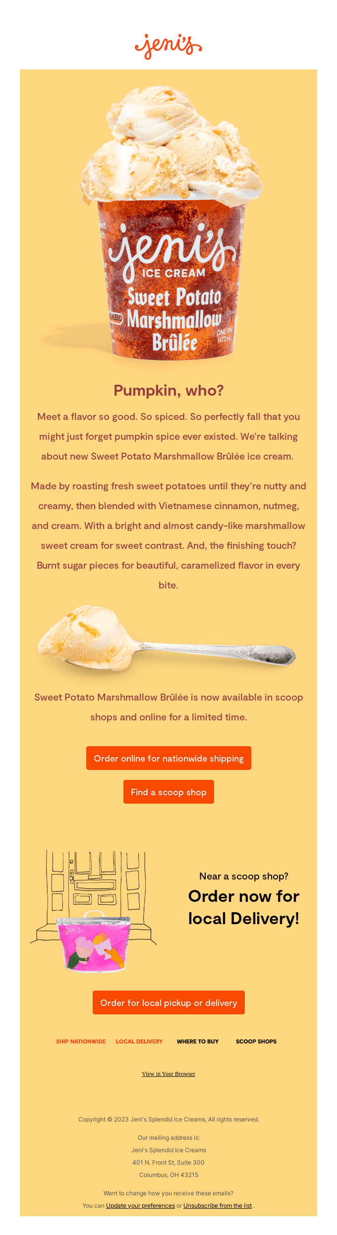 NEW! NEW! Sweet Potato Marshmallow Brûlée
