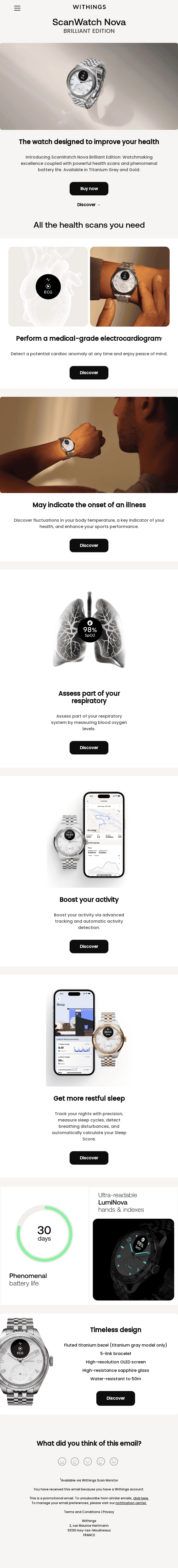 NEW | ScanWatch Nova Brilliant Edition