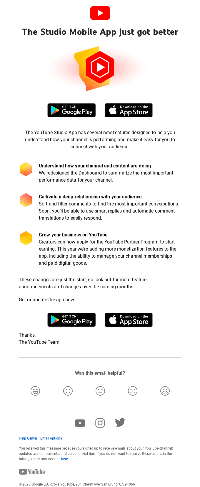 New! We just improved the Studio Mobile App.