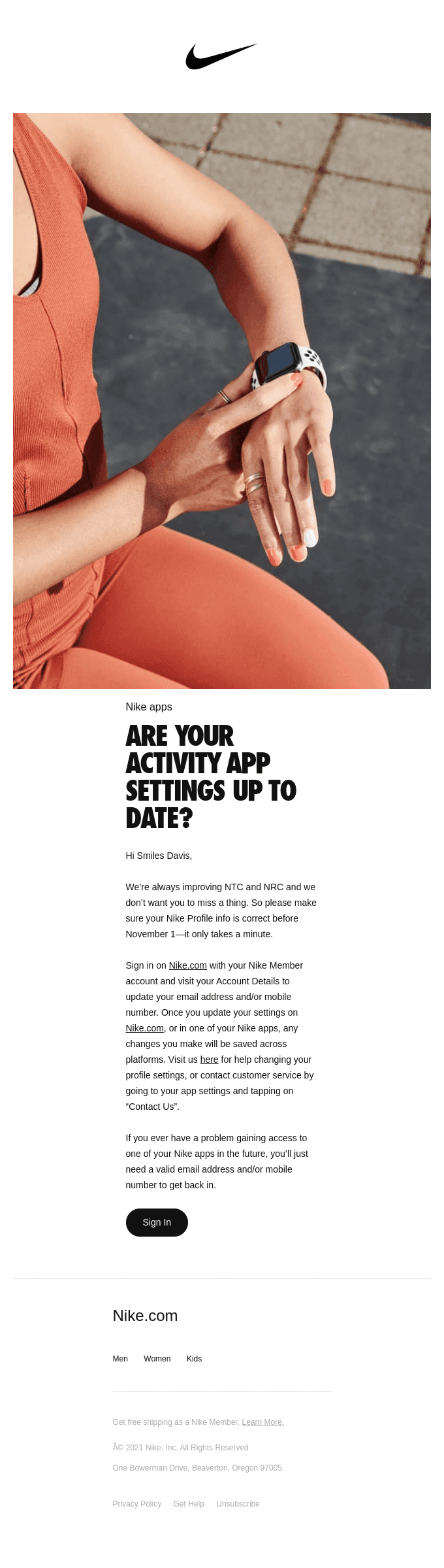 Nike Activity App Update: Don't Miss a Thing