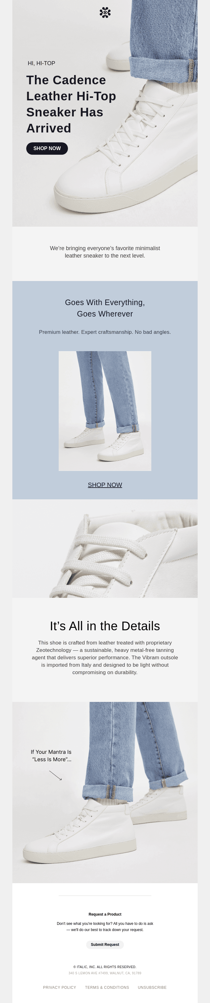 Our most popular sneaker got a raise