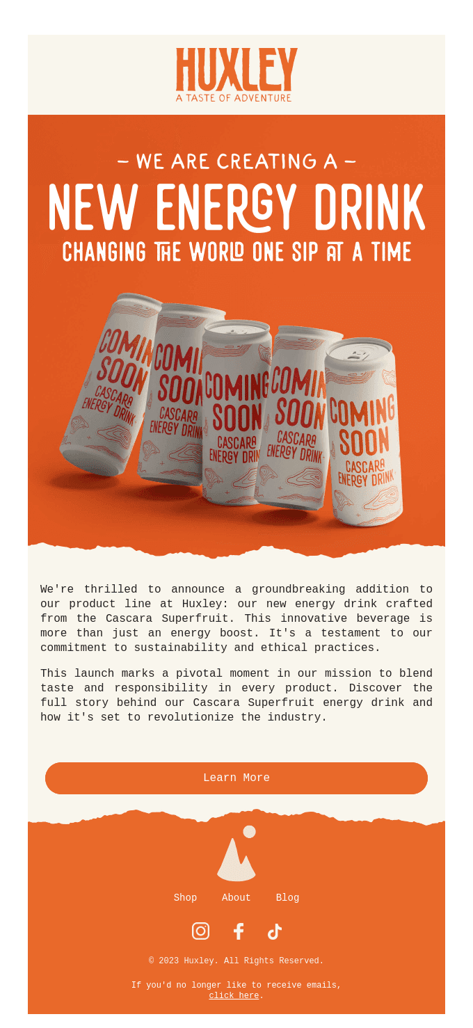 Our New Energy Drink: Powered By Cascara