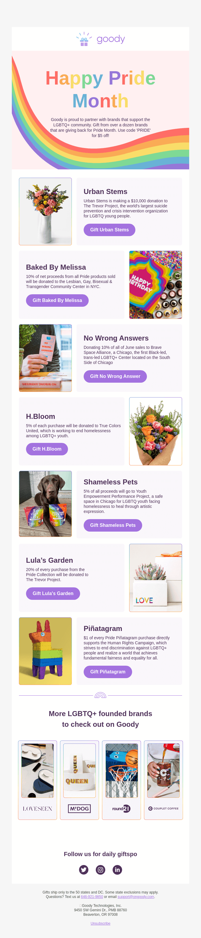 Pride gifts that give back 🏳️🌈