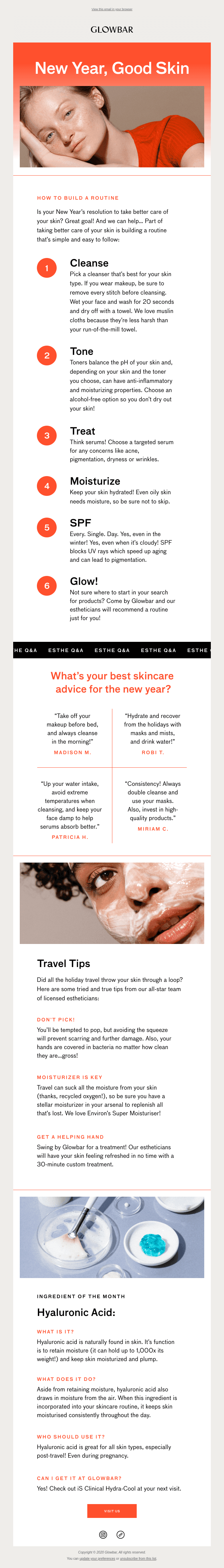 Resolving to take better care of your skin? ✨