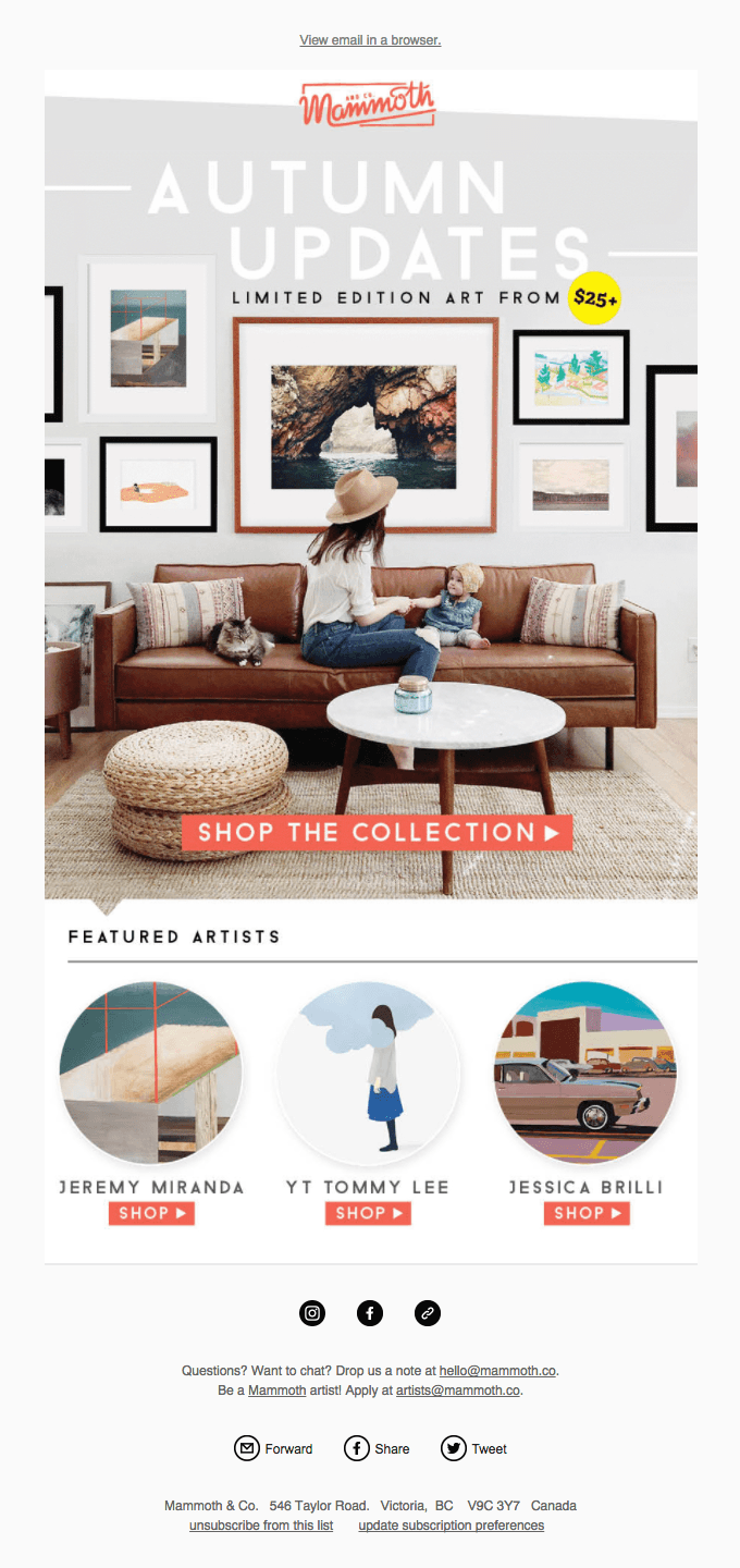 Revive your walls! Limited edition art from $25+ 🙌