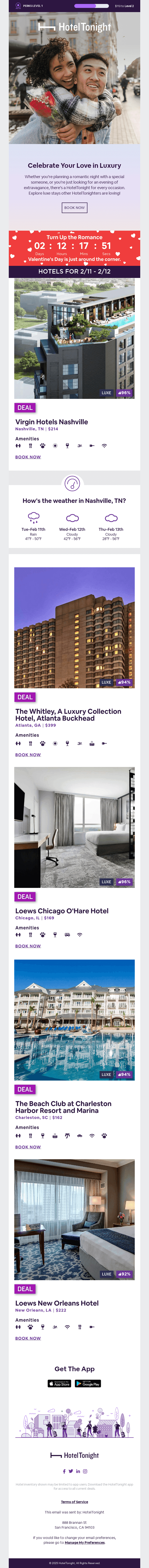 Roses Are Red, Violets Are Blue. We’ve Got Great Hotels 🌹