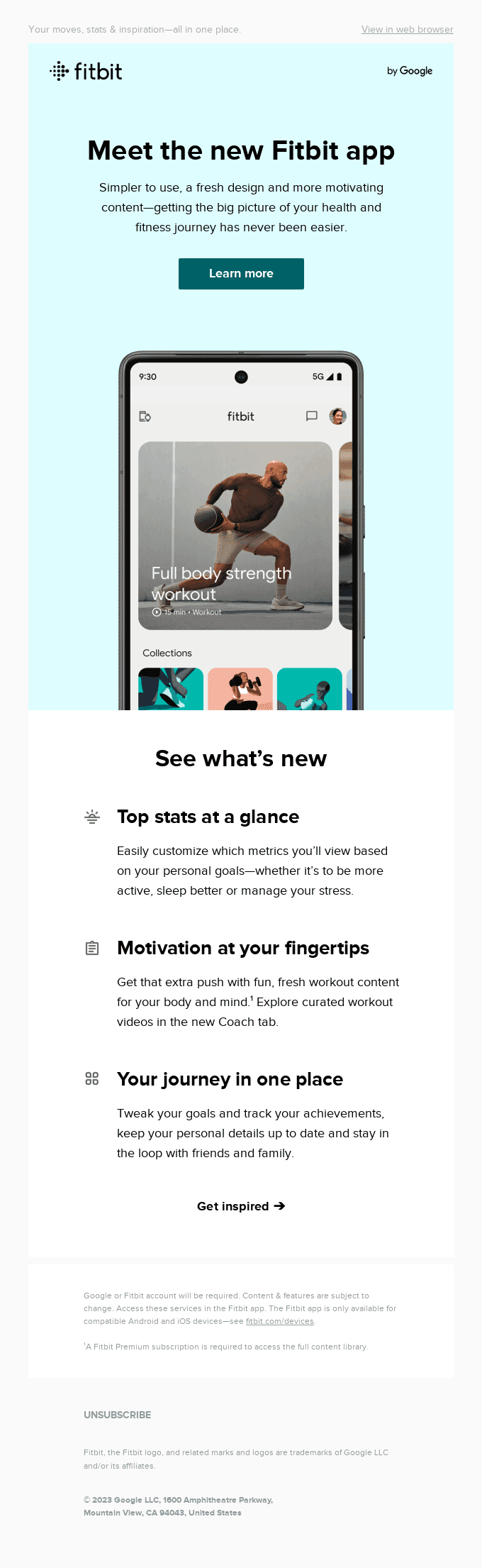 Say hi to the all-new Fitbit app 👋