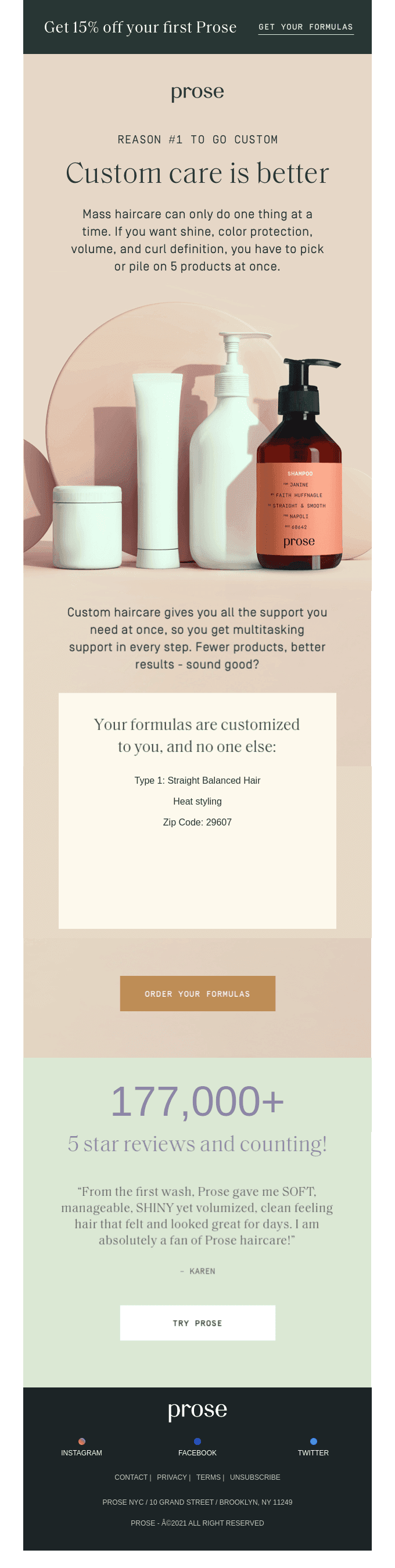 Say 👋 to custom hair care