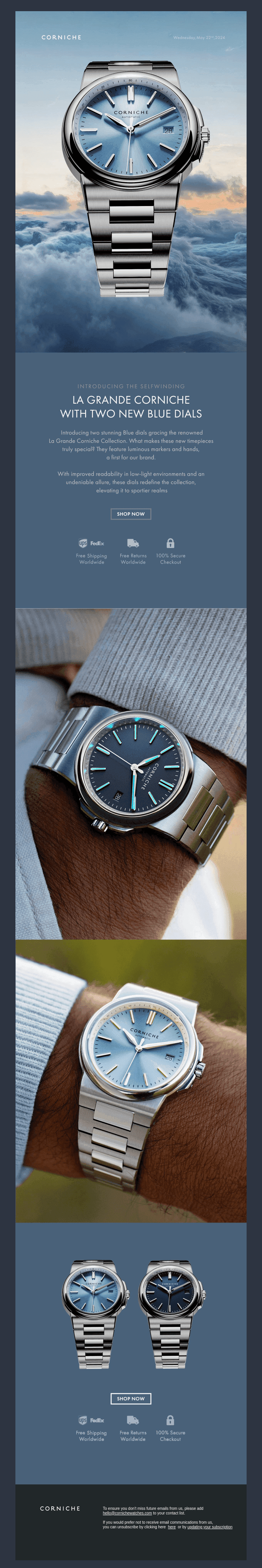See La Grande Corniche in a New Light with First-Ever Luminous Features