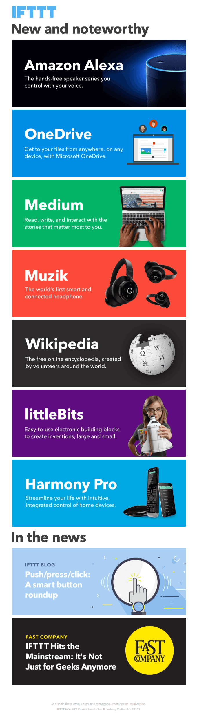 See what’s new on IFTTT this month
