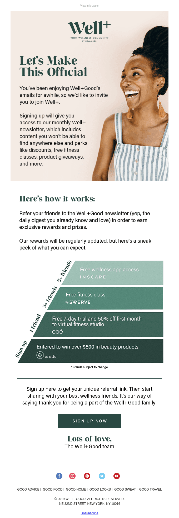 Share the love, earn wellness perks